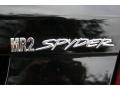 2005 Toyota MR2 Spyder Roadster Marks and Logos