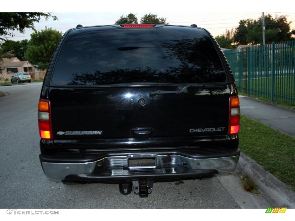 2003 Suburban 2500 LT 4x4 - Black / Gray/Dark Charcoal photo #8