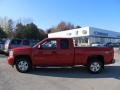 2008 Victory Red Chevrolet Silverado 1500 LT Extended Cab 4x4  photo #2