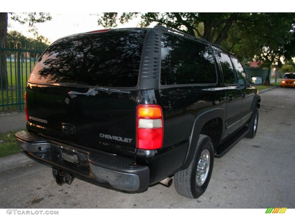2003 Suburban 2500 LT 4x4 - Black / Gray/Dark Charcoal photo #18