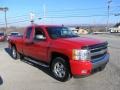2008 Victory Red Chevrolet Silverado 1500 LT Extended Cab 4x4  photo #9