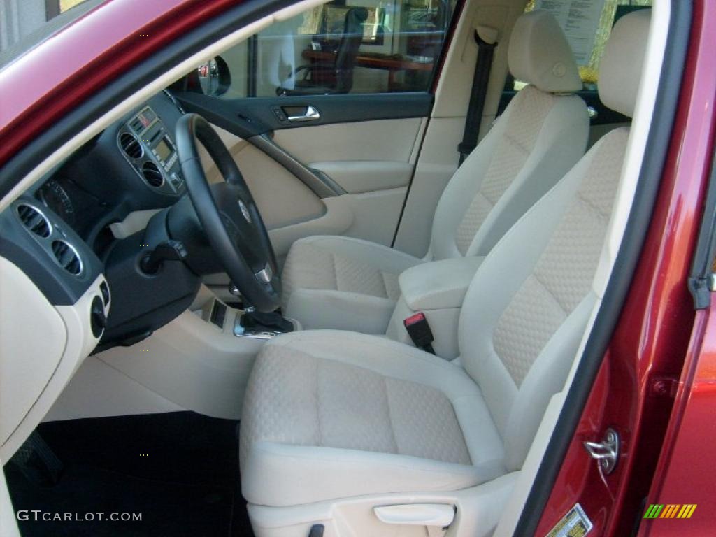 Sandstone Interior 2009 Volkswagen Tiguan SE 4Motion Photo #39506640