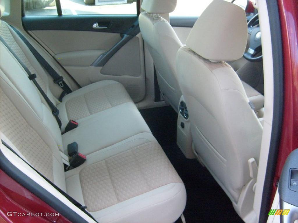 Sandstone Interior 2009 Volkswagen Tiguan SE 4Motion Photo #39506752