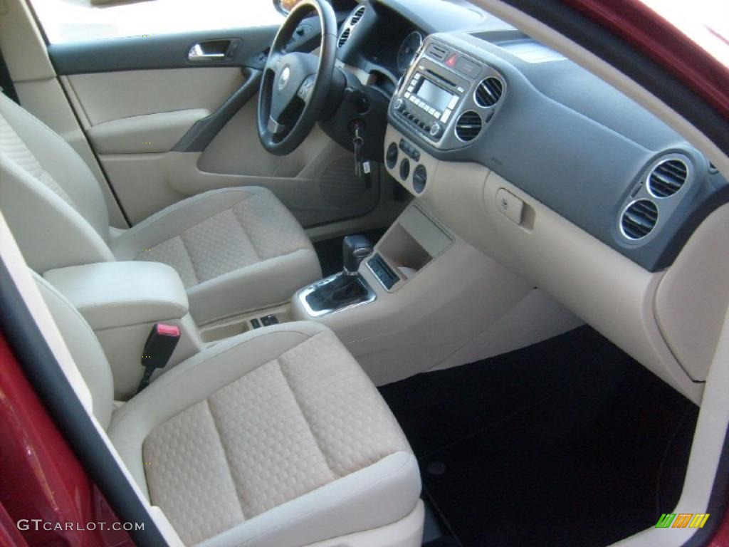 Sandstone Interior 2009 Volkswagen Tiguan SE 4Motion Photo #39506768