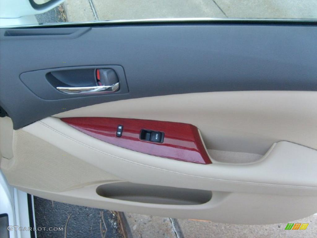 2008 Lexus ES 350 Cashmere Door Panel Photo #39507464