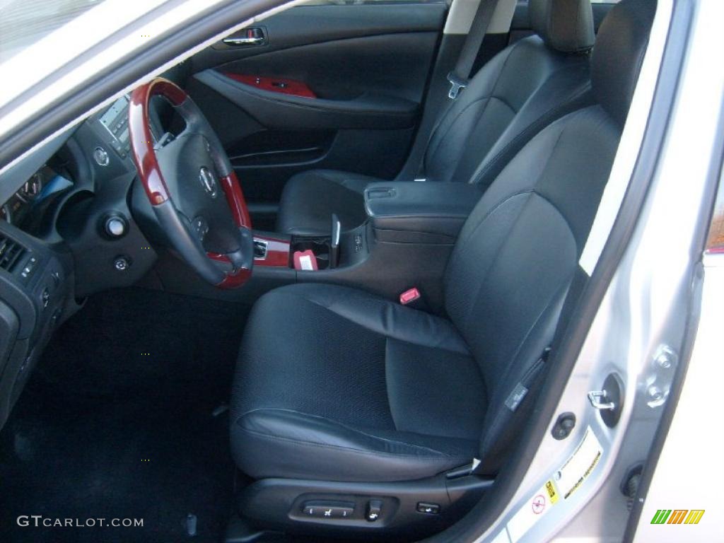 Black Interior 2008 Lexus ES 350 Photo #39507652