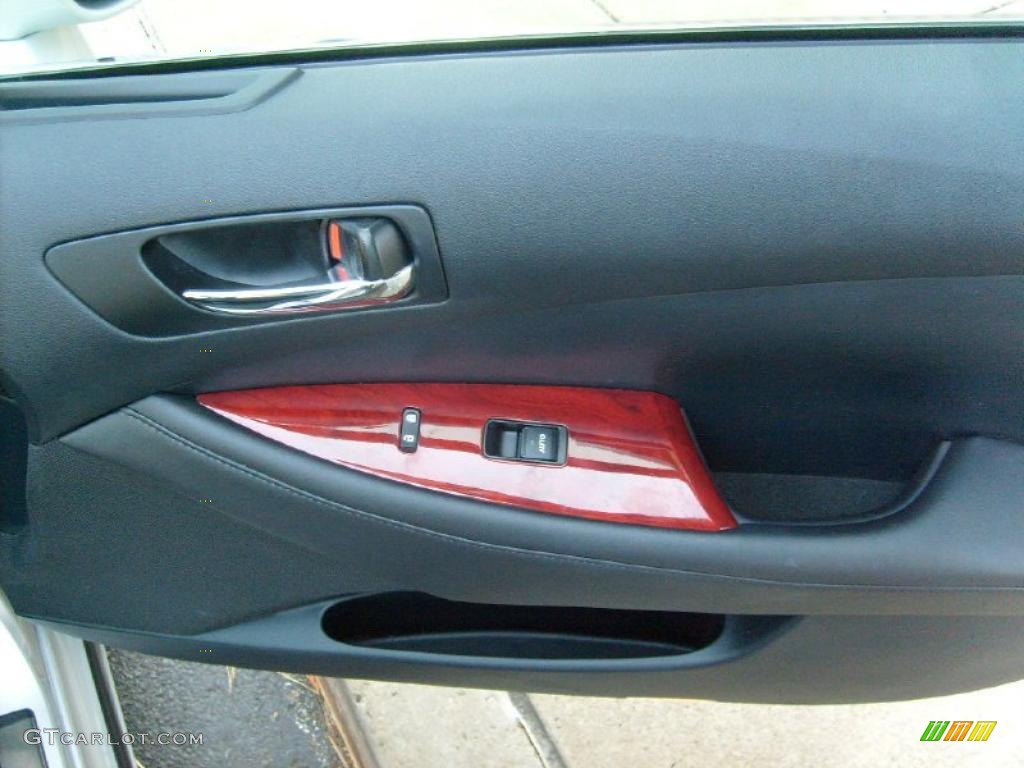 2008 Lexus ES 350 Black Door Panel Photo #39507796