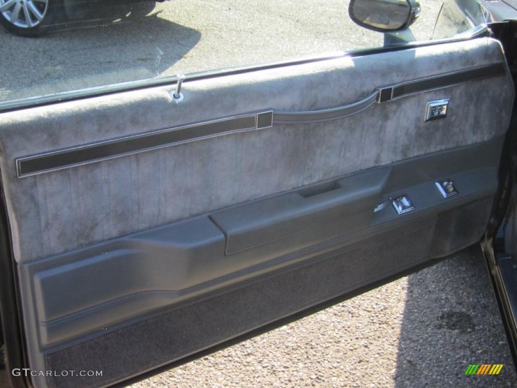 1987 Buick Regal T-Type Grey Door Panel Photo #39508160