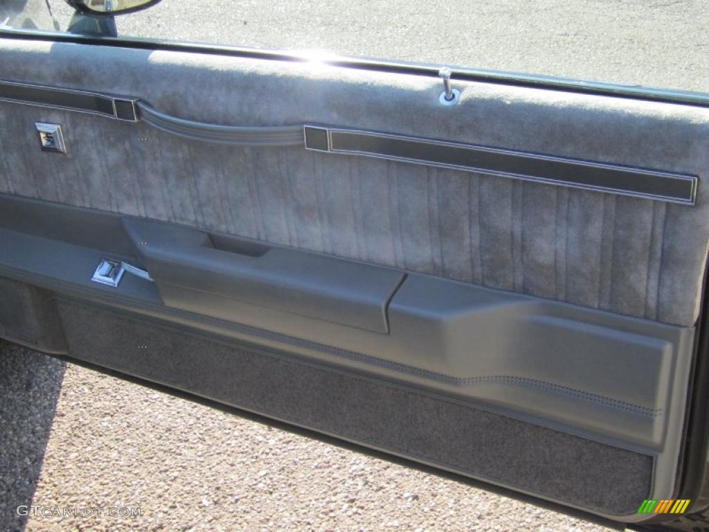 1987 Buick Regal T-Type Grey Door Panel Photo #39508260