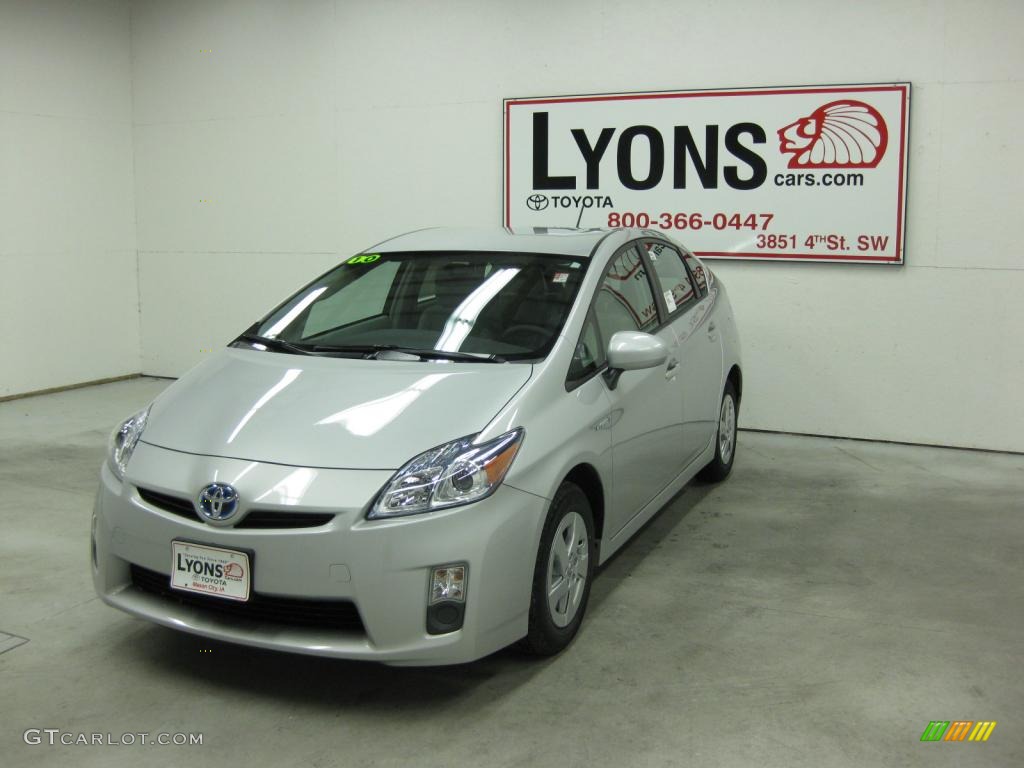 2010 Prius Hybrid II - Classic Silver Metallic / Misty Gray photo #25