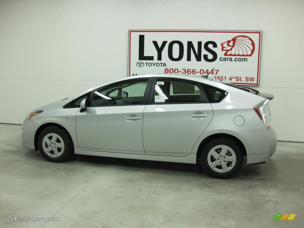 2010 Prius Hybrid II - Classic Silver Metallic / Misty Gray photo #30