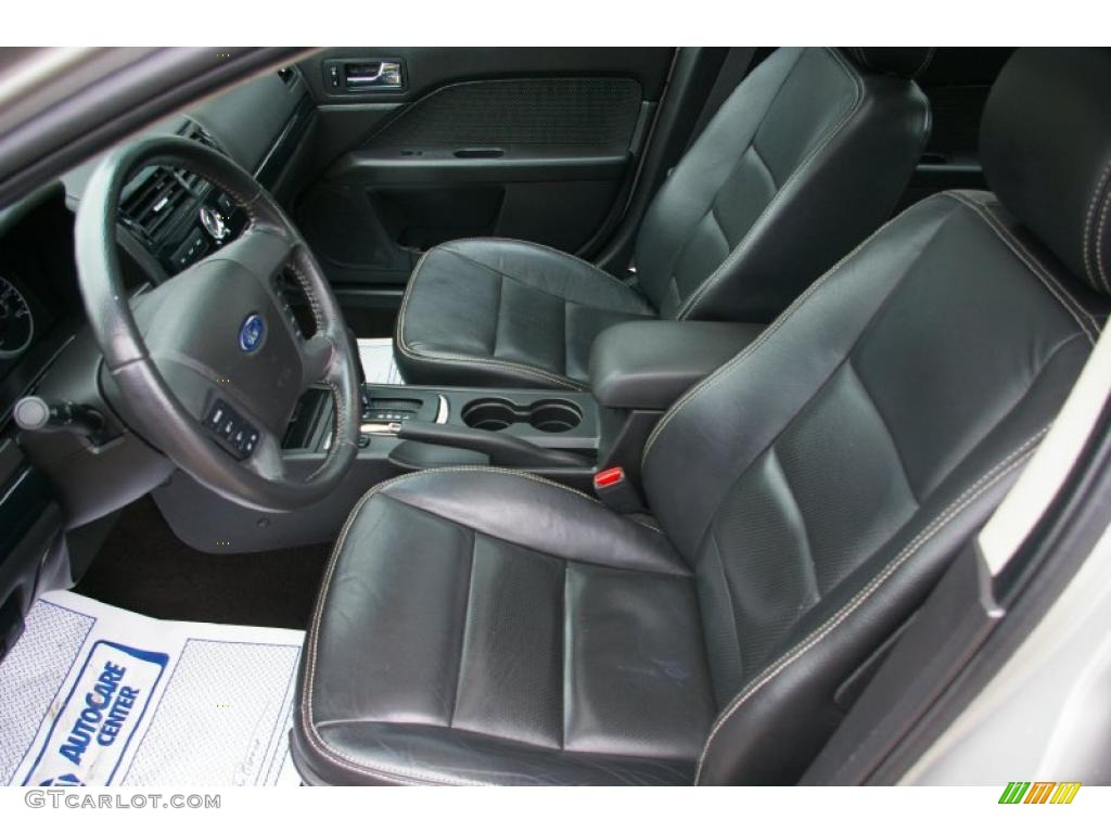 Charcoal Black Interior 2008 Ford Fusion SEL V6 AWD Photo #39509316