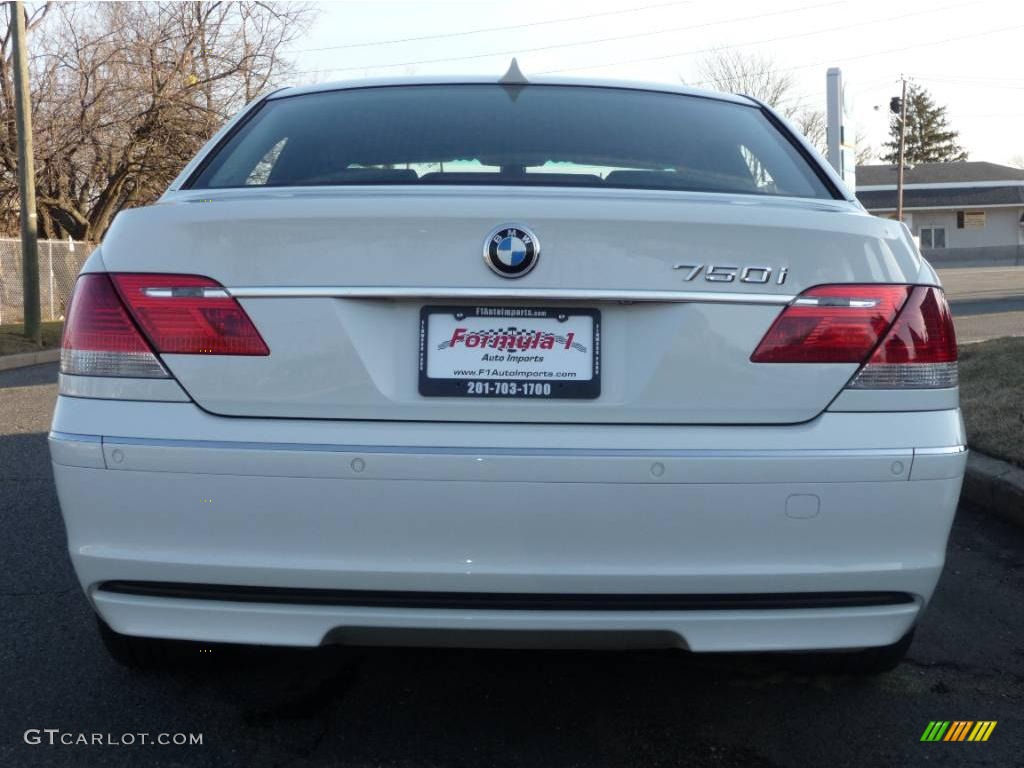 2006 7 Series 750i Sedan - Alpine White / Black/Black photo #17