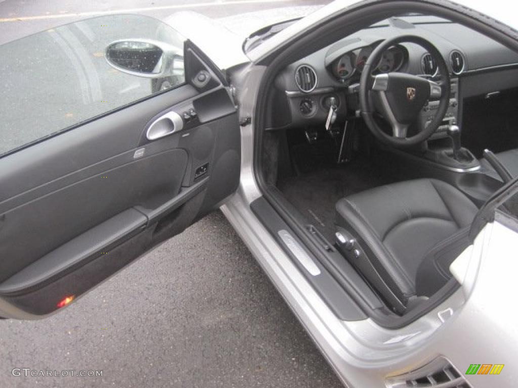 Black Interior 2008 Porsche Cayman S Photo #39509676