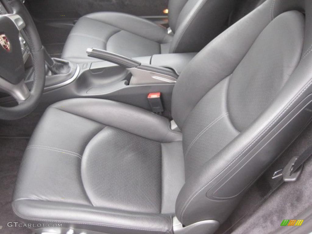 Black Interior 2008 Porsche Cayman S Photo #39509696