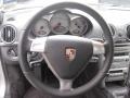 Black 2008 Porsche Cayman S Steering Wheel
