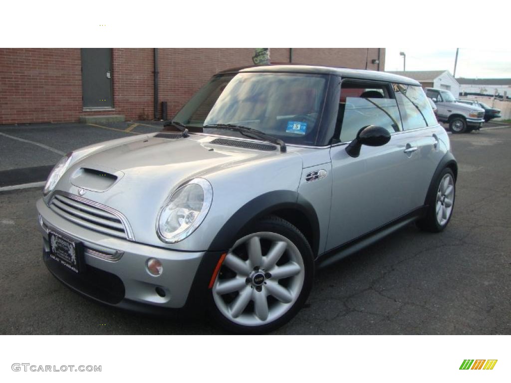 2004 Cooper S Hardtop - Pure Silver Metallic / Panther Black photo #1