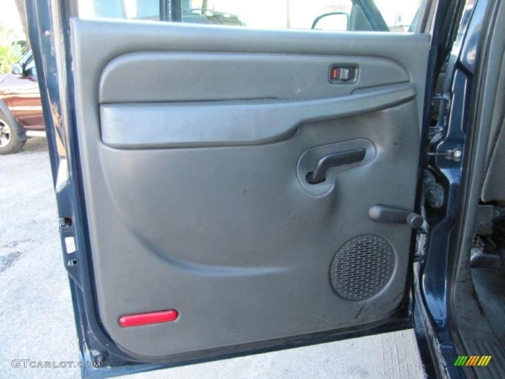 2006 Chevrolet Silverado 2500HD Work Truck Crew Cab Dark Charcoal Door Panel Photo #39511460