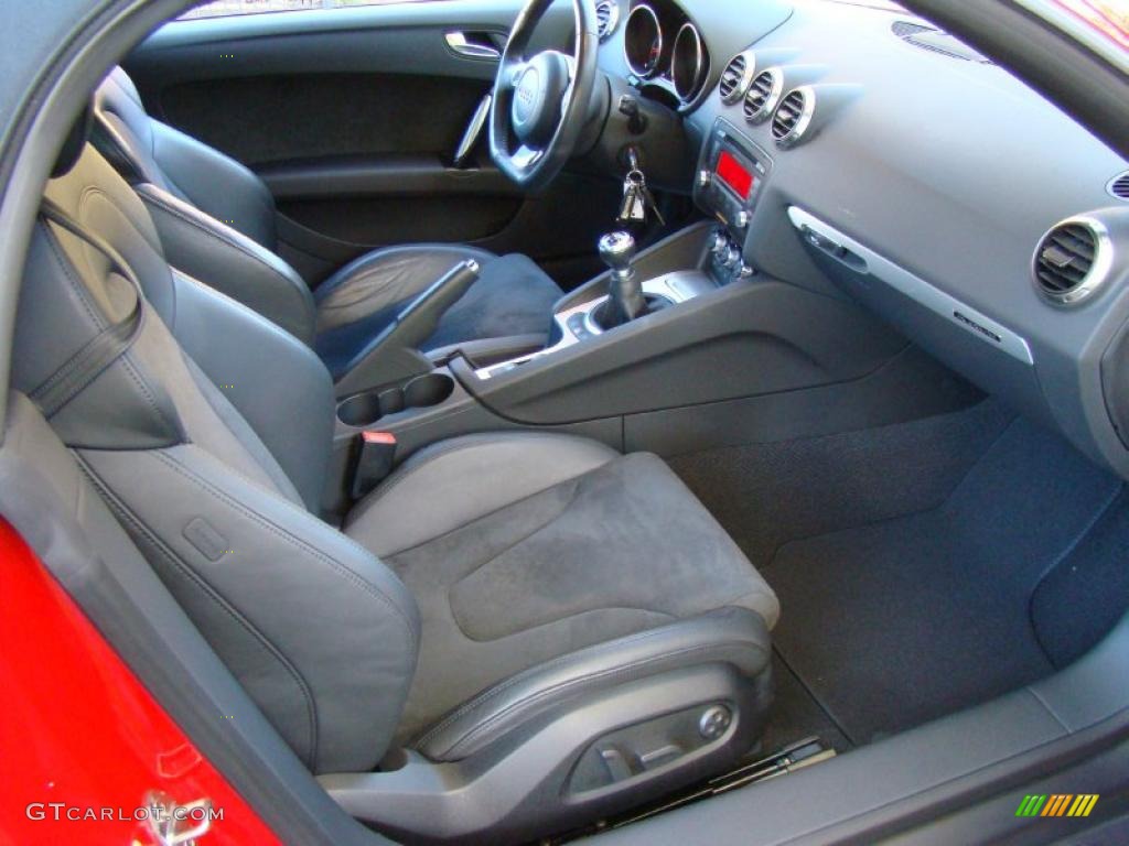 2008 Audi TT 3.2 quattro Roadster Black Dashboard Photo #39512196