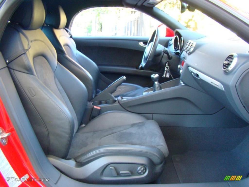 Black Interior 2008 Audi TT 3.2 quattro Roadster Photo #39512208