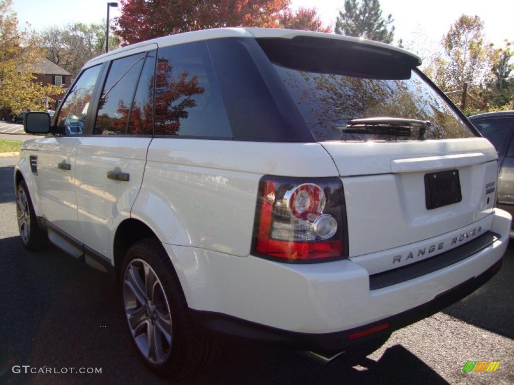 2010 Range Rover Sport Supercharged - Alaska White / Premium Ivory/Ebony Stitching photo #2