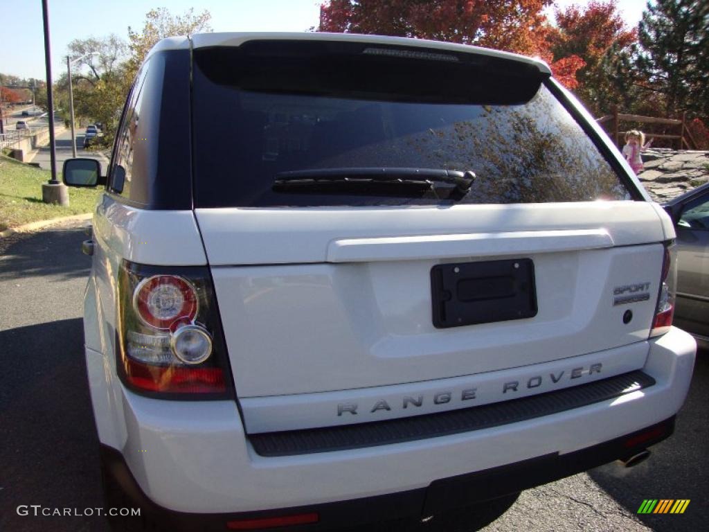 2010 Range Rover Sport Supercharged - Alaska White / Premium Ivory/Ebony Stitching photo #3