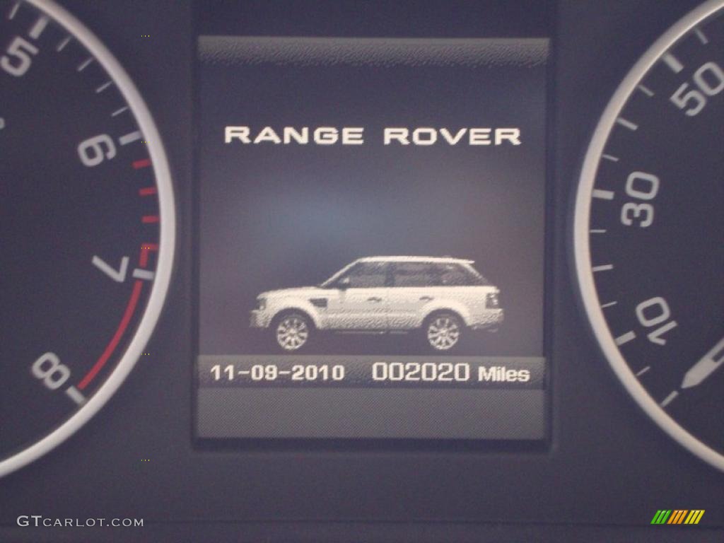 2010 Range Rover Sport Supercharged - Alaska White / Premium Ivory/Ebony Stitching photo #14