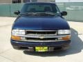 2002 Indigo Blue Metallic Chevrolet S10 LS Extended Cab  photo #8