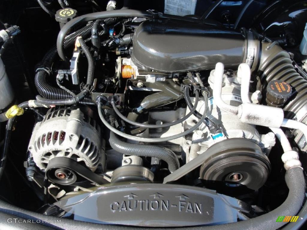 2002 Chevrolet S10 LS Extended Cab 4.3 Liter OHV 12-Valve Vortec V6 Engine Photo #39513344
