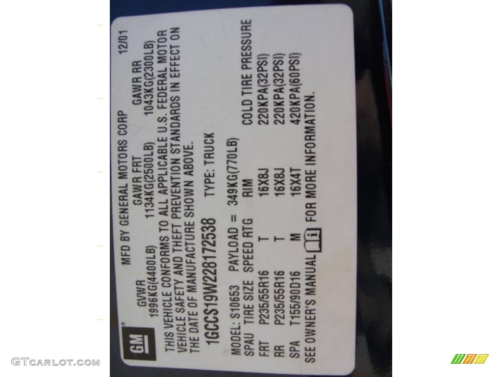 2002 S10 LS Extended Cab - Indigo Blue Metallic / Medium Gray photo #51