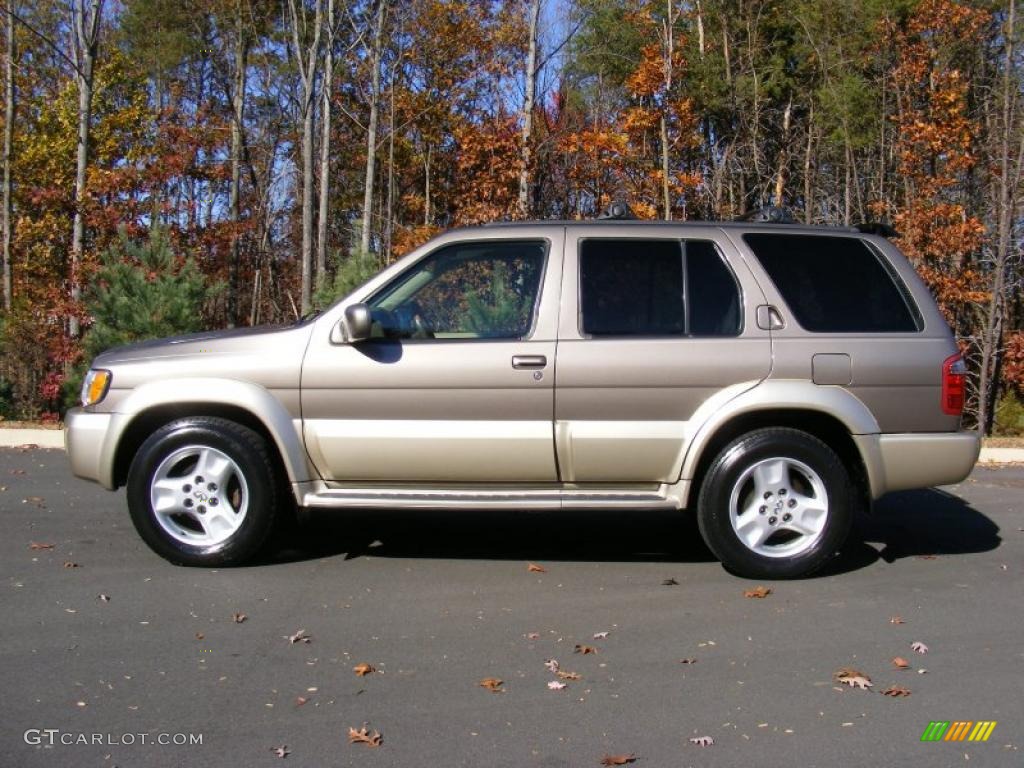 2002 QX4 4x4 - Bronze Metallic / Stone Beige photo #8