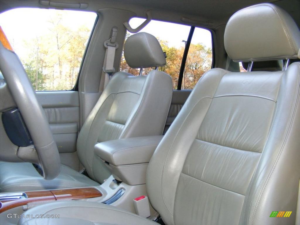 Stone Beige Interior 2002 Infiniti QX4 4x4 Photo #39515492