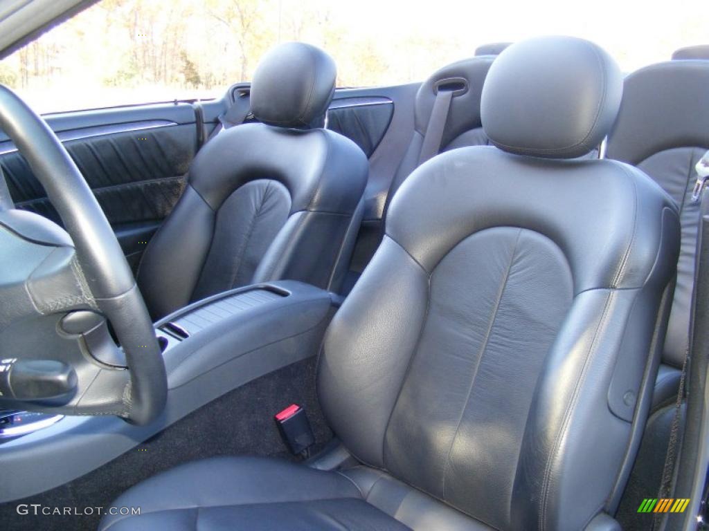 Black Interior 2007 Mercedes-Benz CLK 350 Cabriolet Photo #39516032
