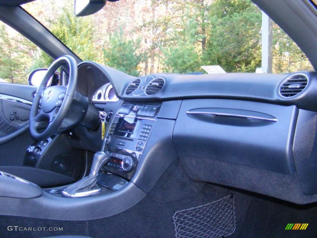 Black Interior 2007 Mercedes-Benz CLK 350 Cabriolet Photo #39516060