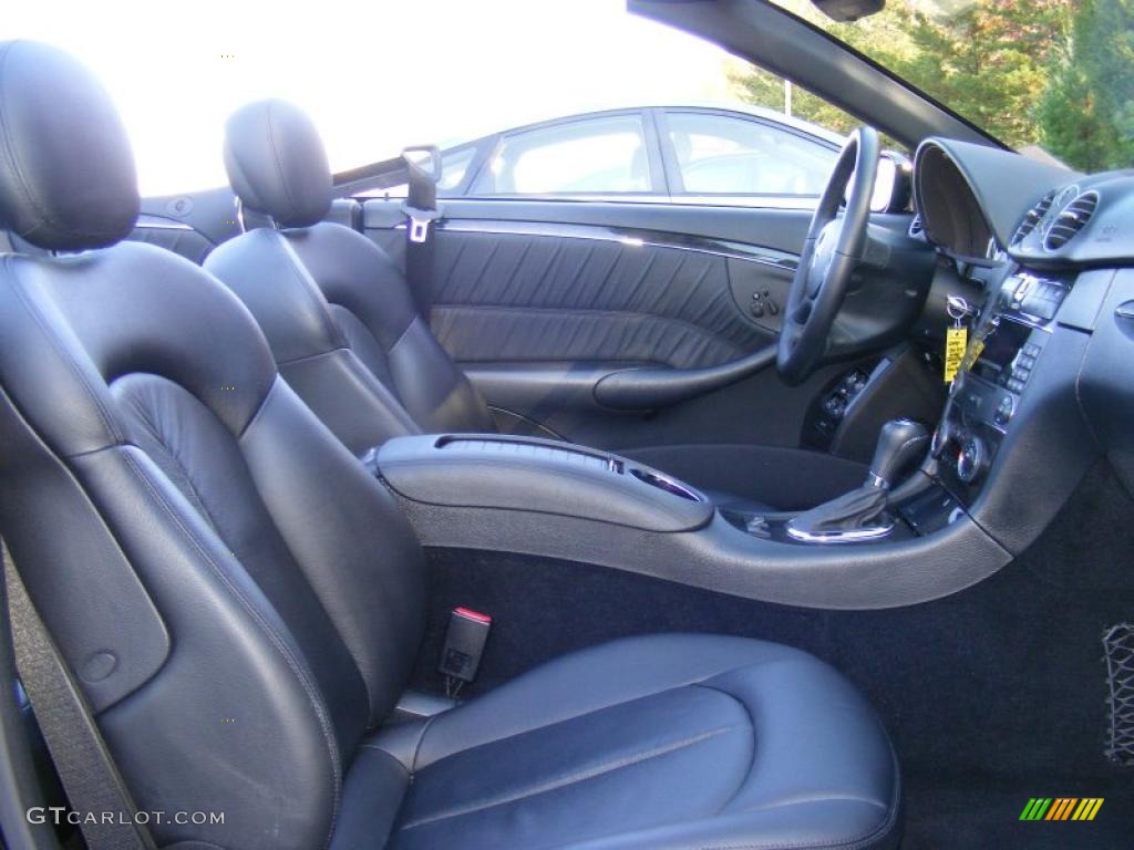 Black Interior 2007 Mercedes-Benz CLK 350 Cabriolet Photo #39516088