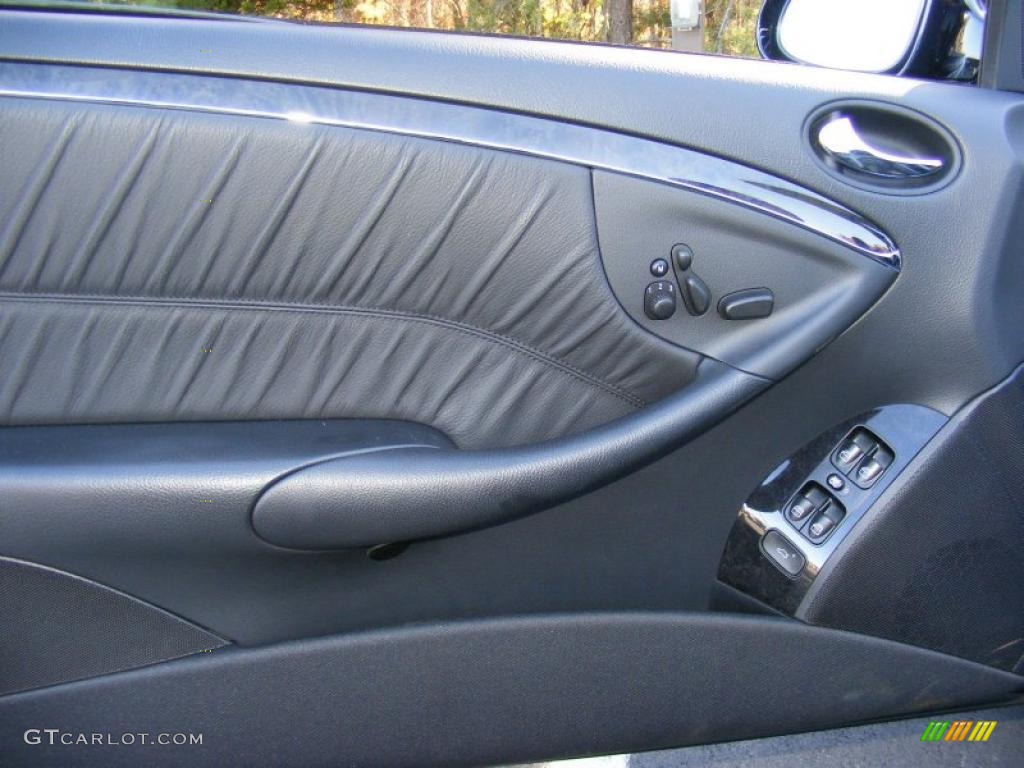 2007 Mercedes-Benz CLK 350 Cabriolet Black Door Panel Photo #39516148