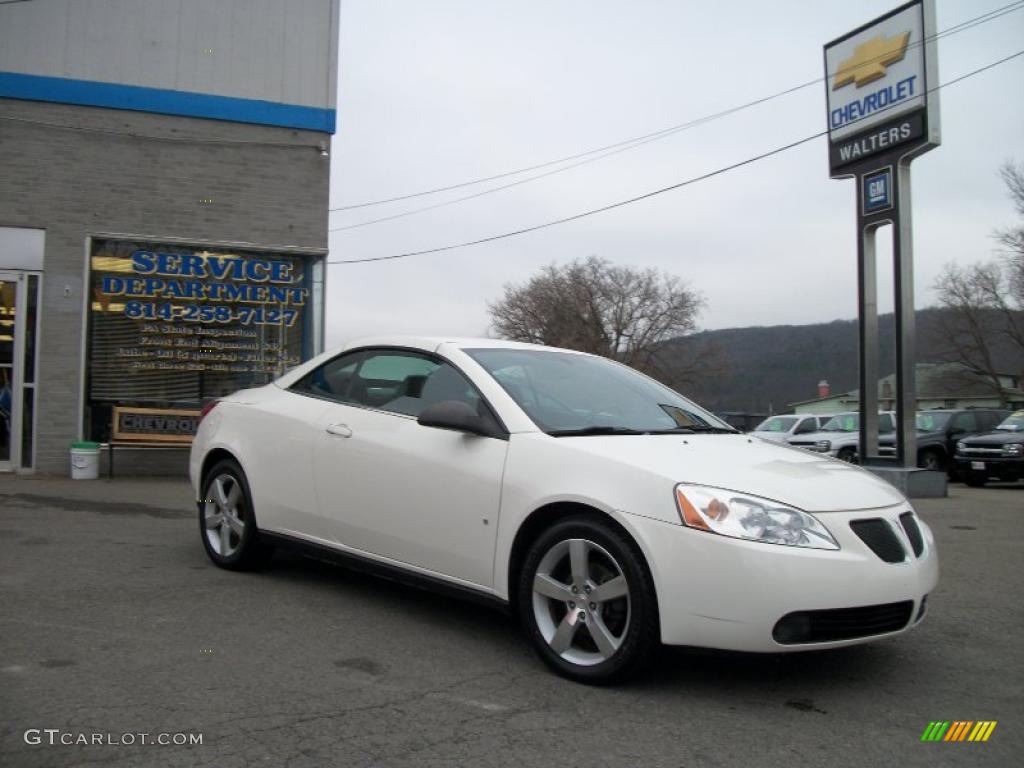 2007 G6 GT Convertible - Ivory White / Ebony photo #2