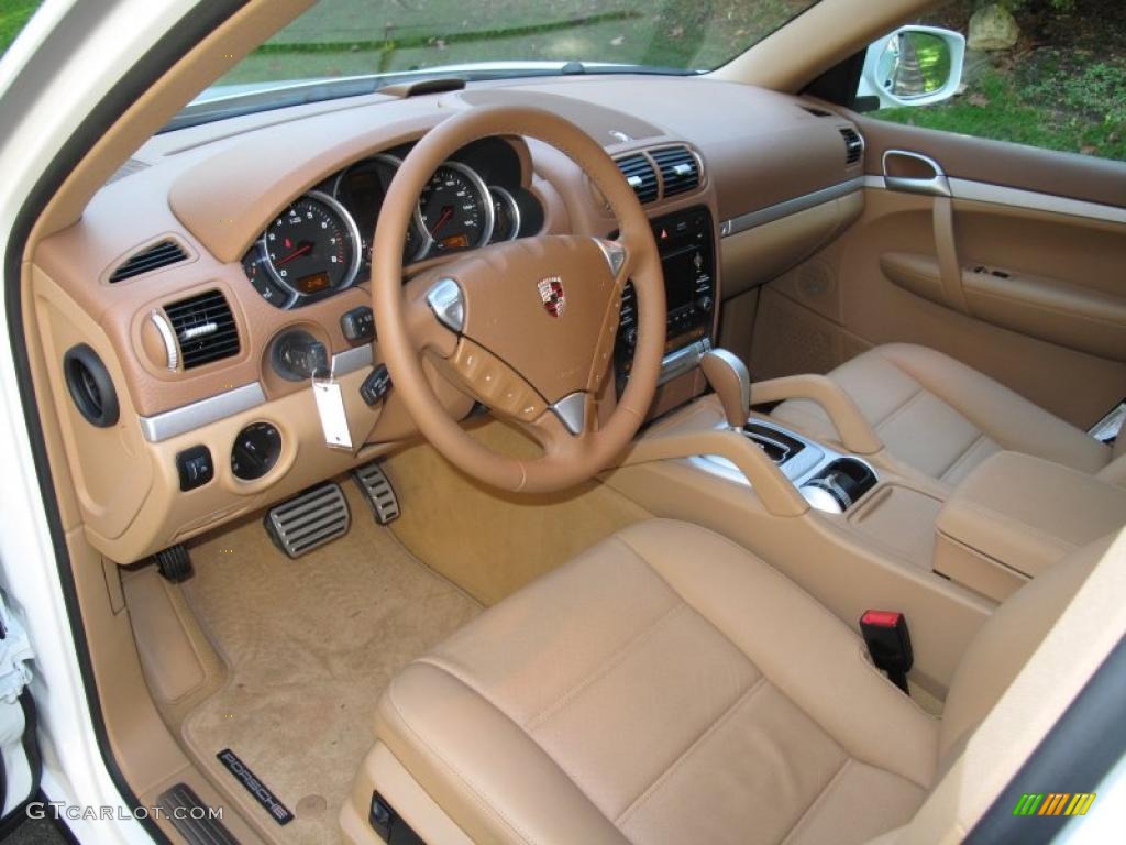 Havanna/Sand Beige Interior 2010 Porsche Cayenne S Photo #39517044