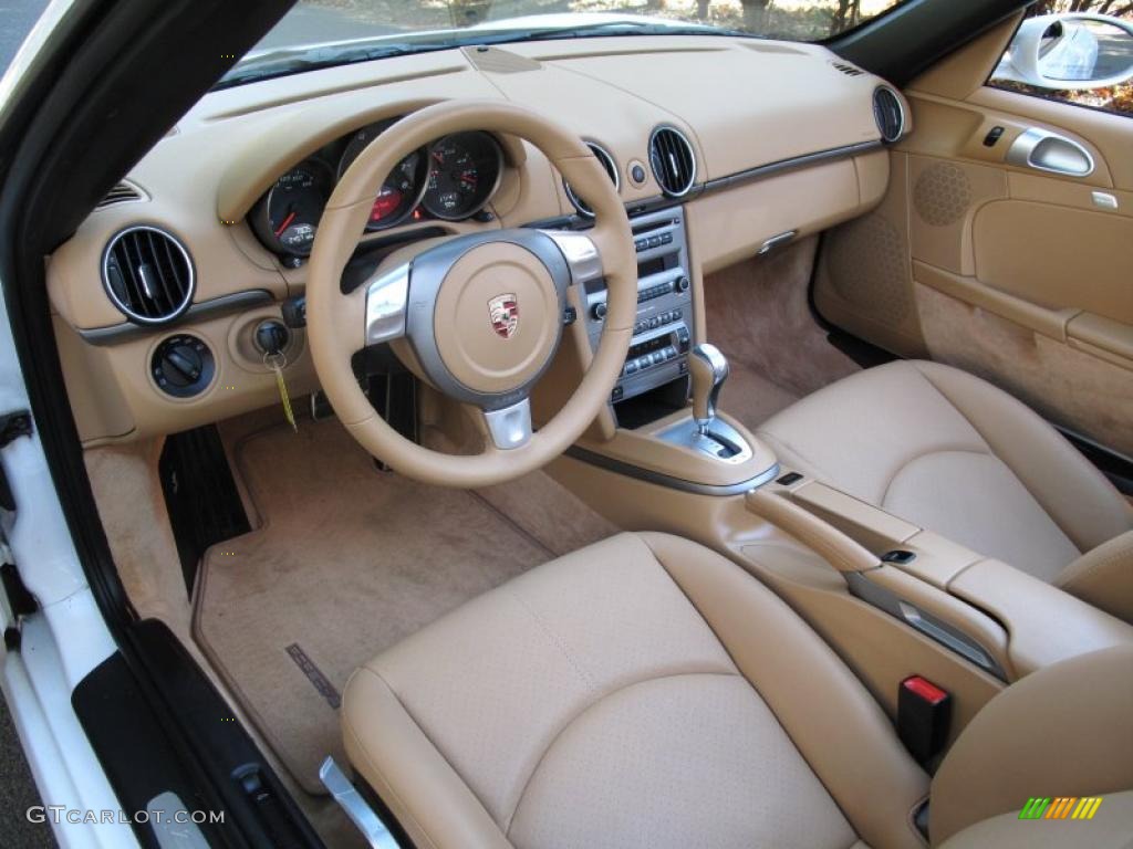 Sand Beige Interior 2008 Porsche Boxster Standard Boxster Model Photo #39517380