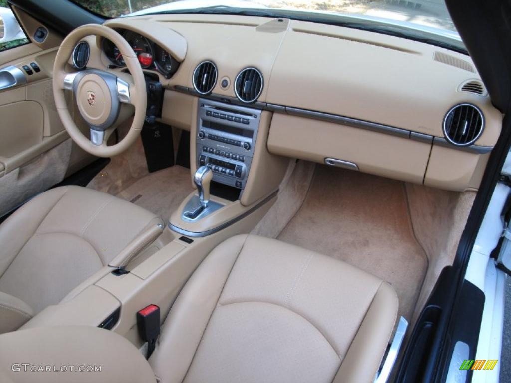Sand Beige Interior 2008 Porsche Boxster Standard Boxster Model Photo #39517464