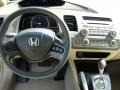 Ivory 2007 Honda Civic LX Sedan Dashboard