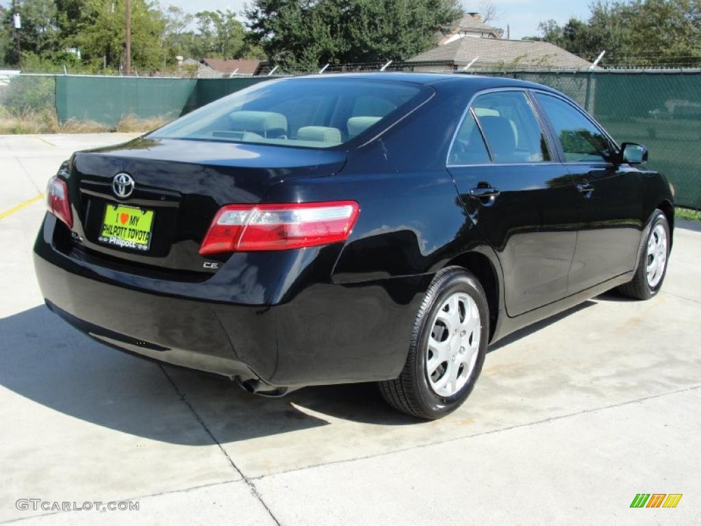 2007 Camry CE - Black / Ash photo #3