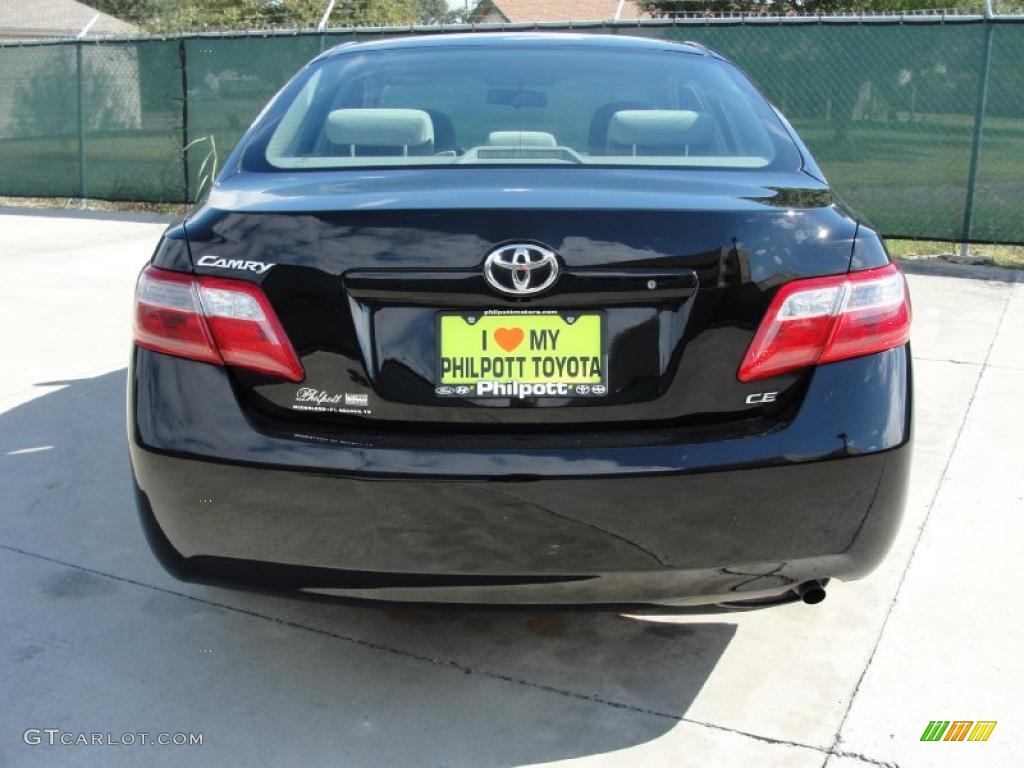 2007 Camry CE - Black / Ash photo #4