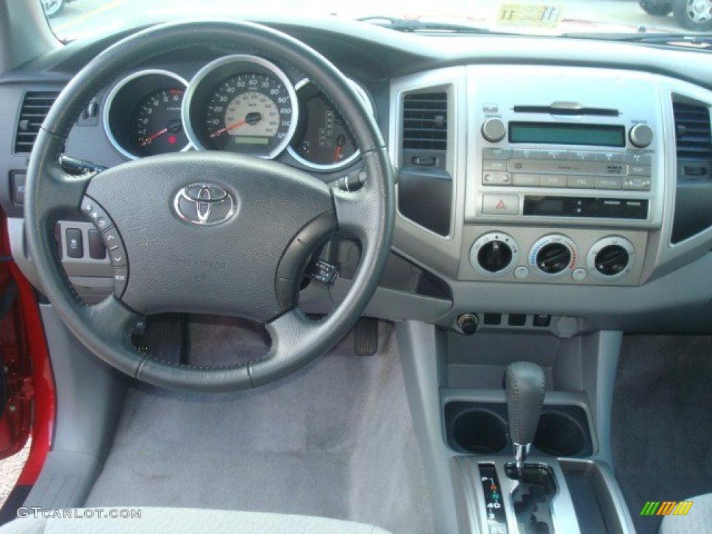 2010 Tacoma V6 SR5 PreRunner Double Cab - Barcelona Red Metallic / Graphite photo #13