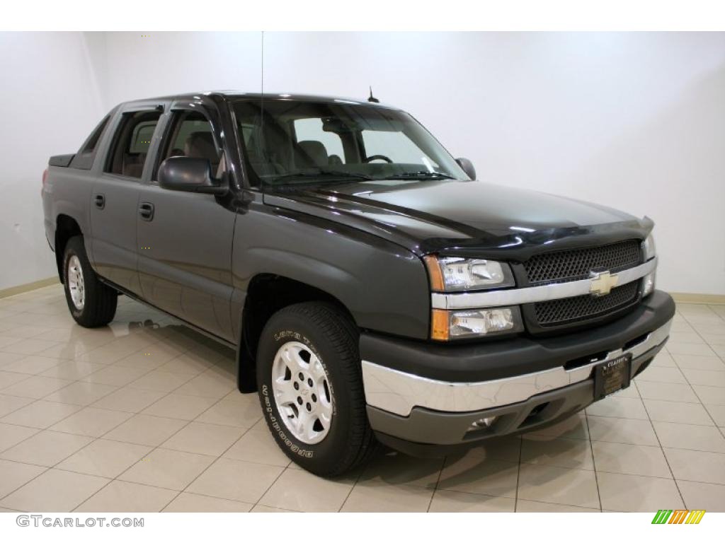 2005 Avalanche Z71 4x4 - Dark Gray Metallic / Gray/Dark Charcoal photo #1