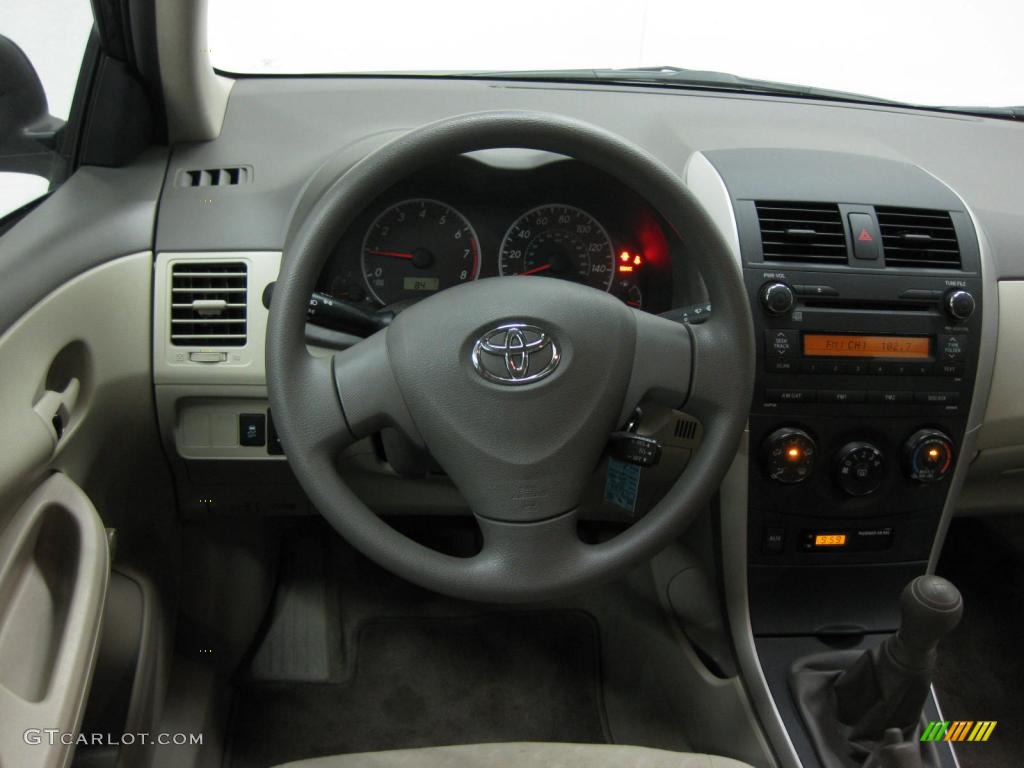 2010 Toyota Corolla Standard Corolla Model Ash Dashboard Photo #39521519