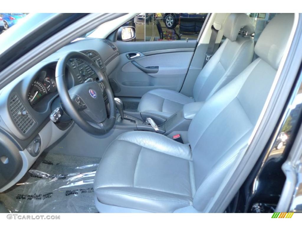 Charcoal Grey Interior 2003 Saab 9-3 Linear Sport Sedan Photo #39521833