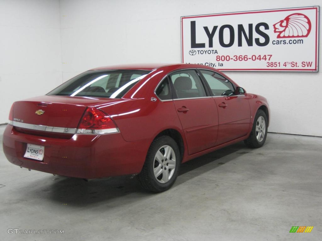 2008 Impala LS - Red Jewel Tintcoat / Ebony Black photo #21