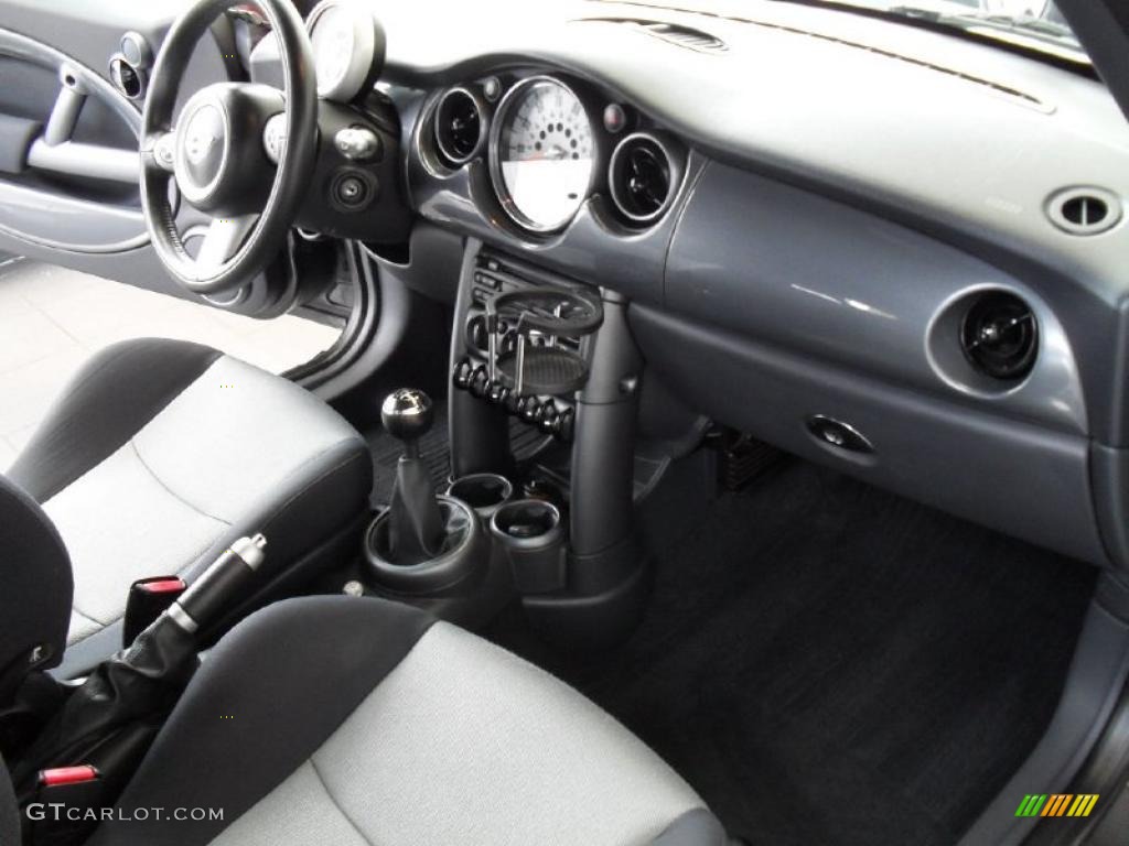 Space Grey/Panther Black Interior 2005 Mini Cooper Convertible Photo #39522229