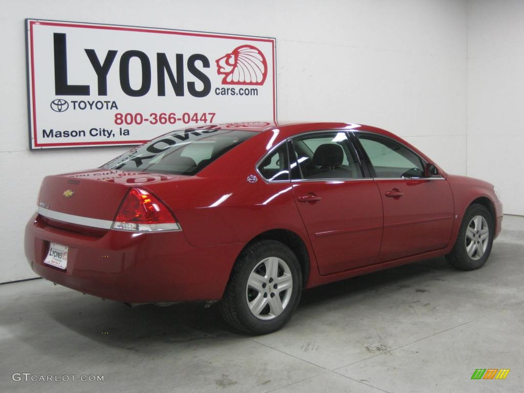 2008 Impala LS - Red Jewel Tintcoat / Ebony Black photo #25
